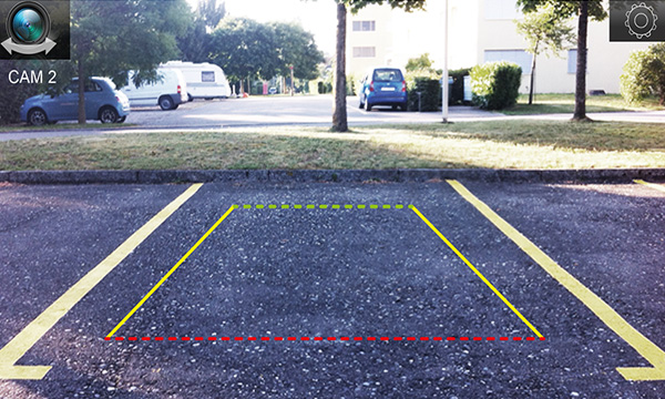 Xzent X-127 – connection of two rear view cameras